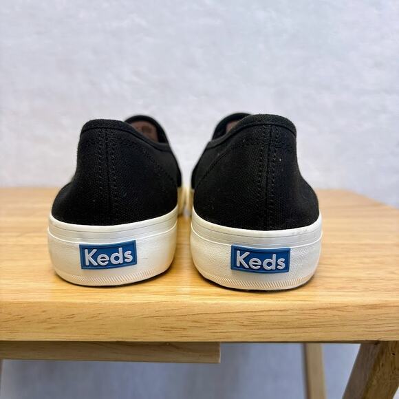 KED'S Double Decker "Empower" Black Slip-On Sneakers Women's Size 9 - Picture 4 of 11